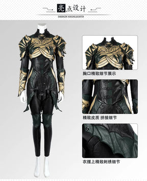 Game Baldur's Gate 3 Minthara Cosplay Costume Women Leathe Battle Suit with Accessories Halloween Carnival Party Outfits