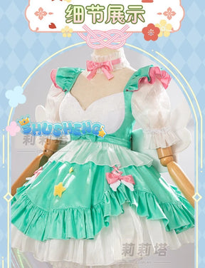 Miku cosplay cute princess Loli dress Miku wig play a full set of dresses for Christmas and Halloween