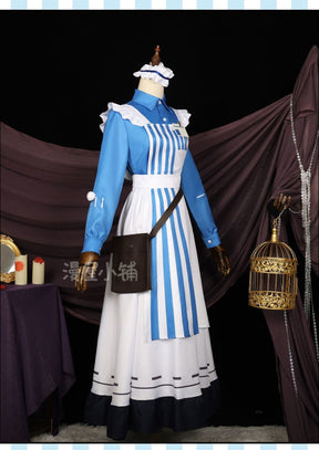 LAWSON Ada Mesmer Cosplay Anime Identity V Emil Cosplay Costume Maid Dress Uniform Halloween Party Role Play Outfit For Woman