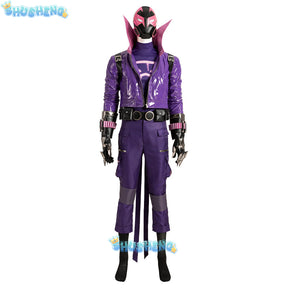 Spider 2 Prowler Miles Morales Cosplay Custom Halloween Battle Suit Miles Movie Customes for Men Anime Sets