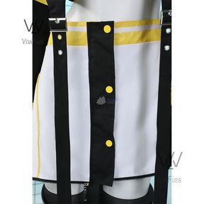Kagamin Len/Rin Cosplay Costume Rin Kagamin Uniform Len Outfits Ear Cat Claw Cute Halloween Party Play Set for Men and Women
