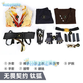VALORANT Tejo Cosplay Costume Uniform Halloween Carnival Party Christmas Play Role Clothes Clothing for Men Shusheng