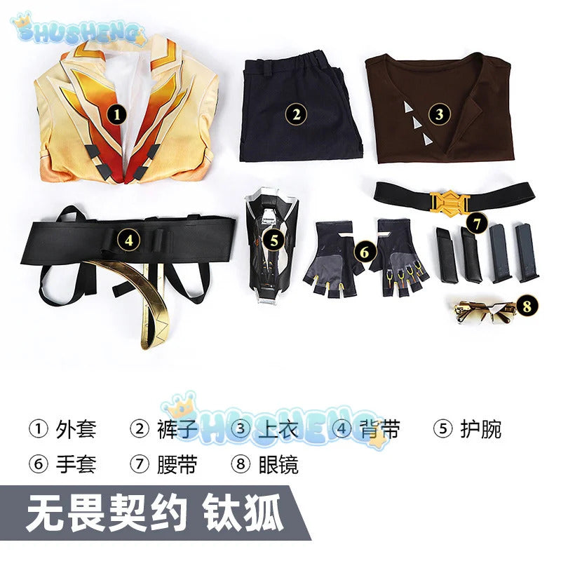VALORANT Tejo Cosplay Costume Uniform Halloween Carnival Party Christmas Play Role Clothes Clothing for Men Shusheng
