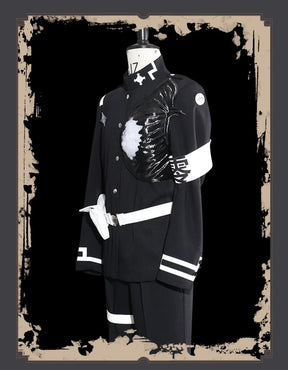 Sumino Takumi Cospaly The Hundred Line -Last Defense Academy- Costume Halloween  jacket chest armor pants waist bag prop uniform