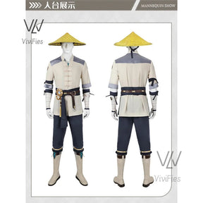 IN STOCK Raiden Mortal Kombat 1 Cosplay Bi Han Costume MK 1 Raiden Cosplay Halloween Costume Customized Carnival