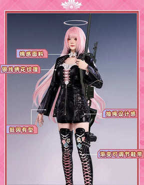 Arknights Lemuen Cosplay Costume Uniform Halloween Carnival Party Christmas Play Role Clothes Clothing for Women