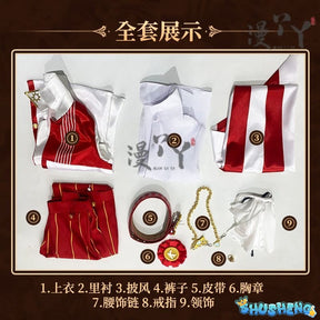 Game Identity V Knights Richard Sterling Cosplay Costume Fancy Anime Clothing Party Suit Halloween Carnival Uniforms Handsome