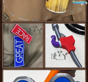 Game Identity V Demi Bourbon Barmaid Cosplay Costume Protective goggles hats gloves accessories props Halloween party New Set
