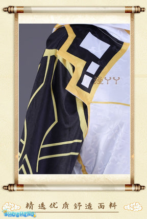 Genshin Impact Zhong Li COS Costume The Rock God Emperor Morax Game Clothing Cosplay Complete Set Men Women