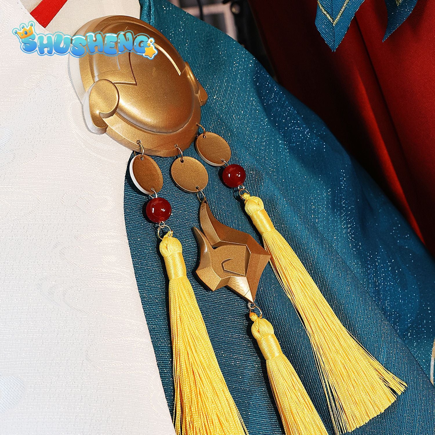 Yunli Cosplay Costume Dress Wig Honkai Star Rail Uniform Earrings Headwear Huaiyan Xianzhou Zhuming Halloween Party for Women