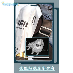 Wuthering Waves Calcharo Cosplay Costume Vest dress waist cover gloves waist bag props Halloween men women customized uniform