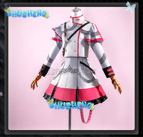 Vtuber Kasane Teto Cosplay Costume UTAU Anime Clothing Synthesizer V Teto's Wigs Halloween Virtual Singer Costume