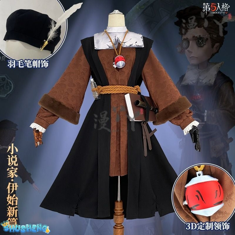 Orpheus Novelist Game Identity V Cosplay Starting a new chapter Costume Halloween New Uniform Accessories Props Fashion Set