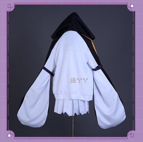 Anime Vtuber Cosplay Petra Gurin Outfit Jumpsuit Coat Pleated Skirt Fishbone Clip Suit Wig Role Play Halloween Party Costume