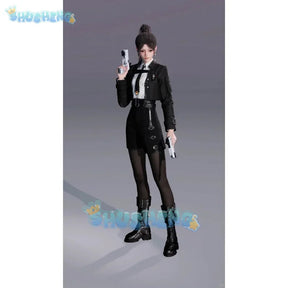 Love and Deepspace Heroines Cosplay Costume Breaking Night Shadow Combat Suit Uniform Halloween Party for Women Men Carnival