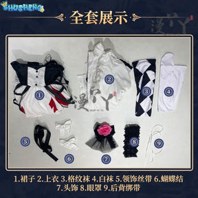 Akiyama Mizuki Cosplay Costume PJSK Lovely Party Dress Uniform Halloween Outfit Women New