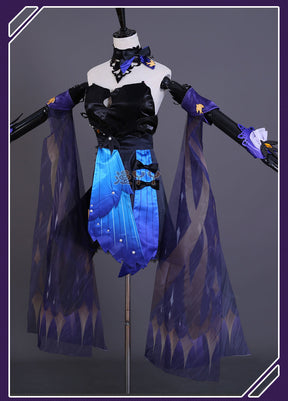 Genshin Impact New Skin Keqing Cosplay Costume Uniform Wig Anime Chinese Style Halloween Costumes Game Opulent Splendor