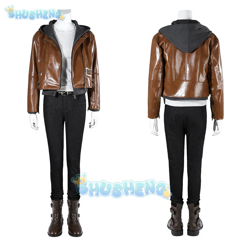 Shusheng-R Resident Evil Requiem Grace Ashcroft Cosplay Costume Uniform Halloween Carnival Party Christmas Play Role Clothes Clothing