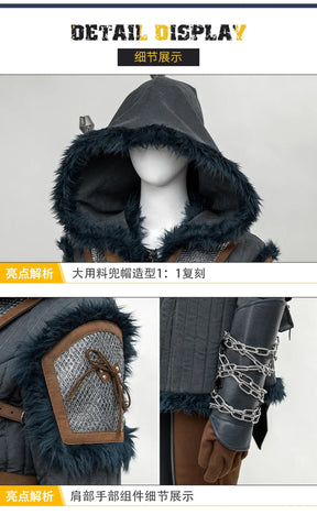 Ciri Witcher 4 Cosplay Costume Uniform Cirilla Fiona Elen Riannon Halloween Carnival Party Christmas Play Role Clothes Clothing