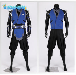 Sub Zero Cosplay Role Play Anime Game Mortal Kombat Costume Disguise Adult Men Cosplay Roleplay Fantasia Outfits Male Halloween