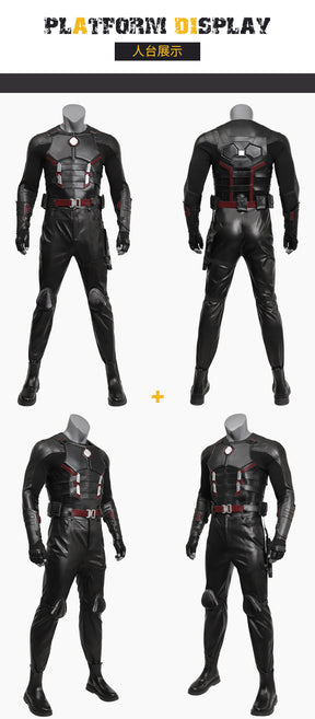 Adult Men Blade Cosplay Costume Black Outfits Gloves Jacket Pants Disguise Movie Death Cosplay Pool Halloween Carnival Suit