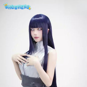 Anime Cosplay Series:Naruto Hinata Hyuga Cosplay Costume full set Shushengcos customized version