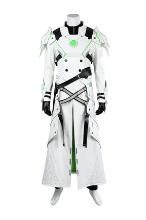 FF7 Sephiroth Cosplay Costume Long Leather Coat and Accessories Outfit Full Set and Individual Items Are Sold