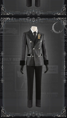 Twisted-Wonderland‌ Azul Ashengrotto Cosplay Costume Uniform Halloween Carnival Party Christmas Play Role Clothes Clothing
