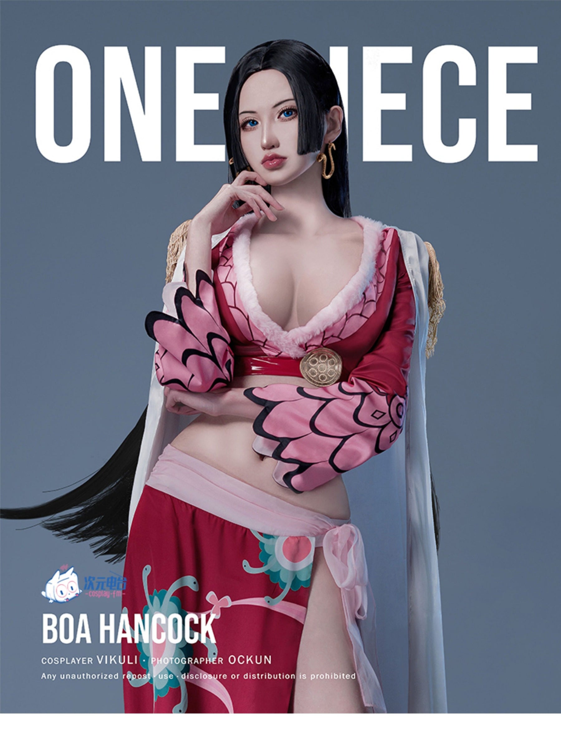 Shusheng-R Onepiece Boa Hancock Cosplay Kimono Costume Christmas Dress Halloween Party Suit Women