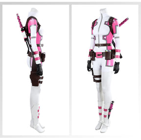 Hero Catcher High Quality Gwenpool Costume Pink Gwenpool Suit Spandex Suit Zentai Cosplay Costume Gwen Pool Costume