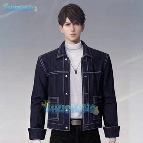 Love and Deepspace Caleb Cosplay Costume Coat Uniform Halloween Carnival Party Christmas Play Role Clothing