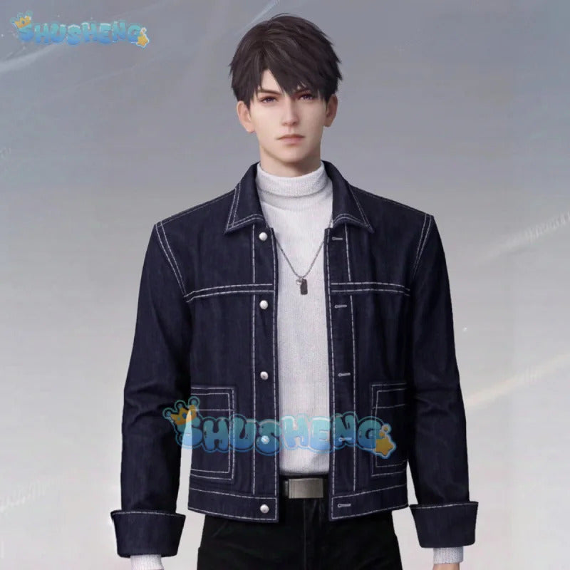 Love and Deepspace Caleb Cosplay Costume Coat Uniform Halloween Carnival Party Christmas Play Role Clothing