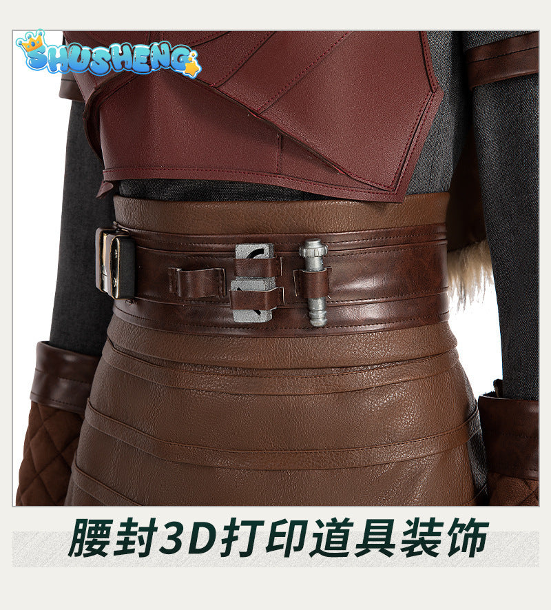 Mandalorians Blacksmith Cosplay Costume for Women Girls Men Adult Anime Outfit Halloween Cos