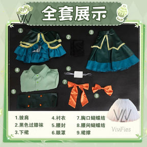Anime Love Chunibyo other delusions Takanashi Rikka deomori Sanae cosplay costume wig adult woman skirts uniform suit Halloween