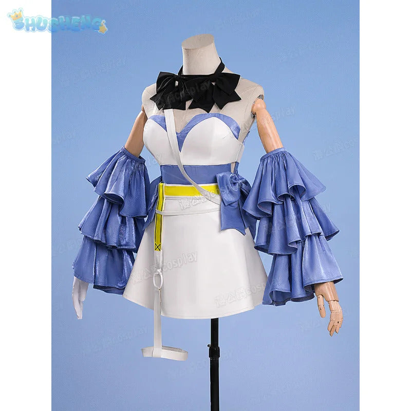Dragon King The Gate to Cassell Jörmungandr Cosplay Xia Mi Costume Halloween party sweet dress props wig accessories Woman set