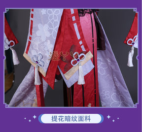 Genshin Impact Yae Miko Full Set Guuji Yae Cosplay Costume Wig Earning Headwear Ears Tail for Comic Con