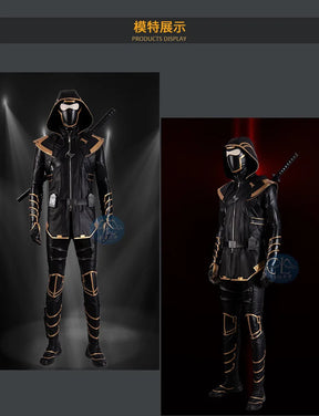 Superhero Hawkeye Cosplay Ronin Costume Shoes masks Thanos Outfits Hoodie Luxious Uniforms Party Carnival for Adult Men Any Size