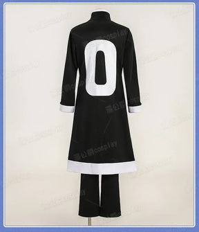 Anime Tougen Anki Shiki Ichinose Cosplay Costume Rasetsu Uniform Black White Coat Jin Kougasaki Rasetsu Academy for Women Men