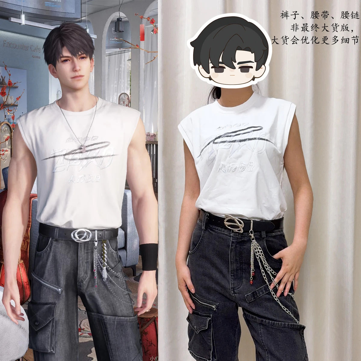 Love and Deepspace Caleb Cosplay Costume Uniform Halloween Carnival Party Christmas Play Role Clothes Clothing