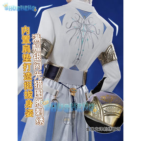 Love and Deepspace Cosplay Xavier Costume Shimmering Moonlight Uniform Halloween Party Women Men Props Shusheng