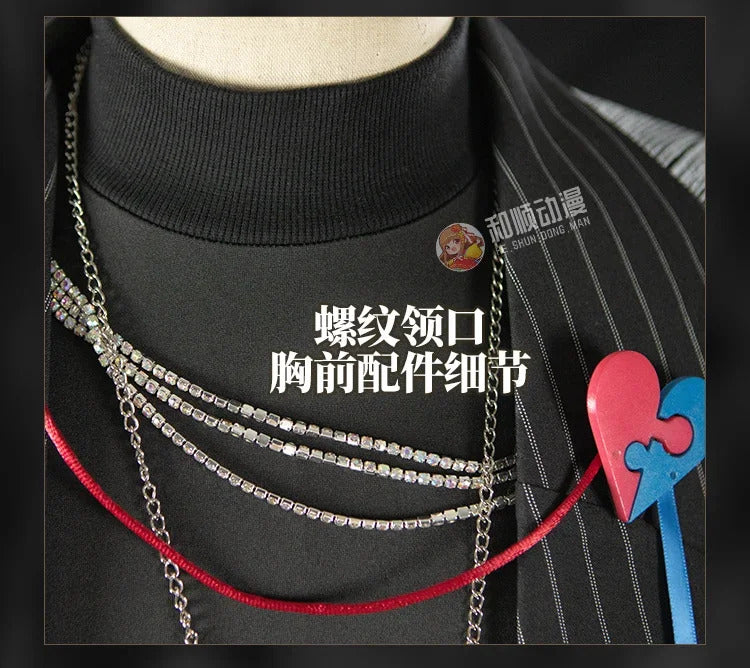 Game Path to Nowhere  MBCC-S-885 Sean Cosplay Costume Hat necklace belt jacket props wig set Halloween men women uniform