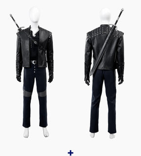 Geral Witcher 5 Cosplay Costume Uniform Geralt of Rivia White Wolf Halloween Carnival Party Christmas Play Role Clothes Clothing