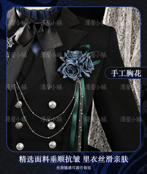 Black Butler Ciel Phantomhive Cosplay Costume Elegant Victorian Gothic Devil Uniform for Anime Conventions Carnival Theme Partie