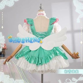 Miku cosplay cute princess Loli dress Miku wig play a full set of dresses for Christmas and Halloween