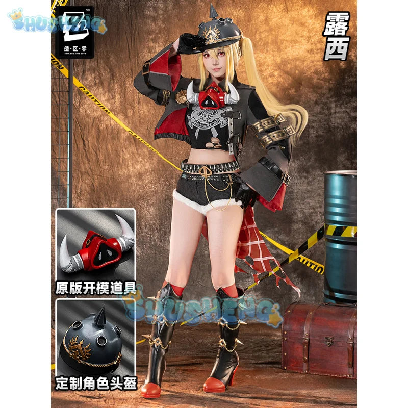 Game Zenless Zone Zero Lucy Cosplay Costume Fashion Sweet Combat Uniforms Full Set Carnival Party Role Play Clothing New