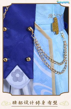 Genshin Impact Kamisato Ayaka New Skin Cosplay Costume Ayaka New Outfits Springbloom Missive Dress Hat Fan Ayaka Dress