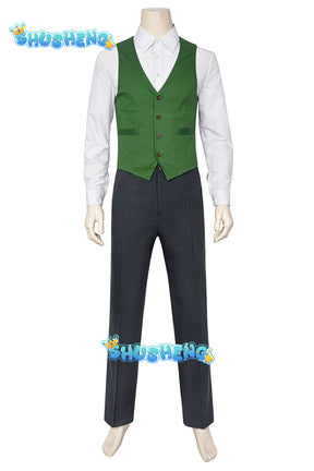 Movie Loki Season 1 Loki Costume Cosplay Outfits Uniform For Adult Men Halloween Carnival  Suit Custom Made