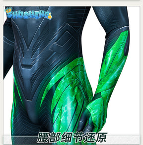 Green Lantern Cosplay Superhero 3D Printed Zentai Bodysuit Green Lantern Alan Scott Spandex Outfits Halloween Costume Adult