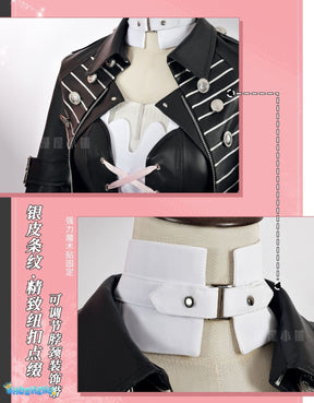 Arknights Lemuen Cosplay Costume Wig Dress Jacket Uniform Outfit Leggings Festival Halloween Party Women Girls Role Play Props
