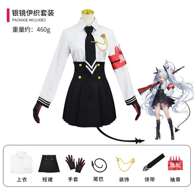 Shiromi Iori Cosplay Anime Game The Animation Costume Blue Archive JK Sailor School Uniform